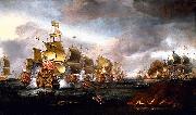 Adriaen Van Diest The Battle of Lowestoft